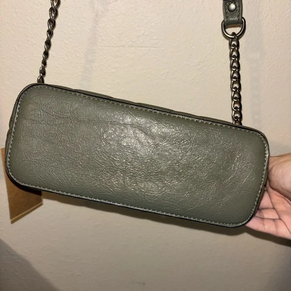 Quilted Green Steve Madden Crossbody Bag - Picture 3 of 6